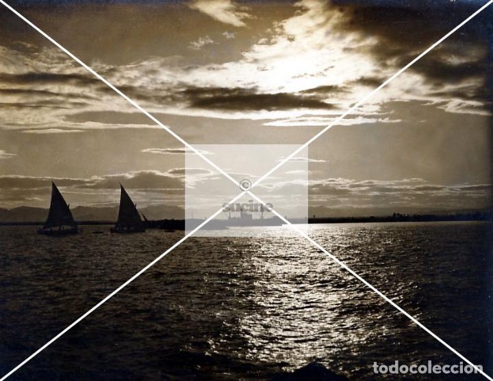 Nuovo: CASTELLON EN EL RECUERDO ATARDECER EN EL PUERTO 1910