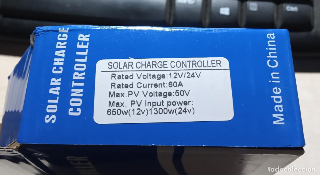 Nuevo: CONTROLADOR DE CARGA SOLAR 60A SOLAR CHARGER CONTROLLER 60AH - Foto 2