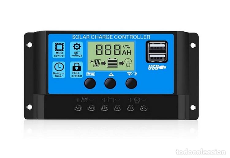 Nuevo: CONTROLADOR DE CARGA SOLAR 60A SOLAR CHARGER CONTROLLER 60AH - Foto 1