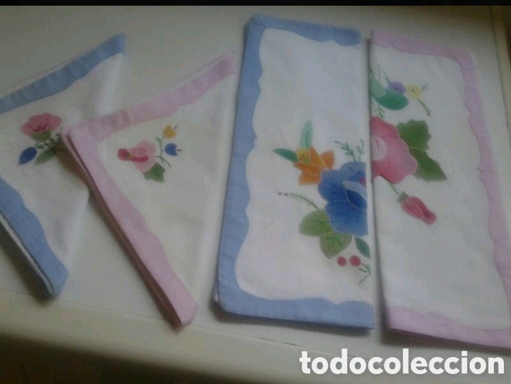 Nuevo: 4 SERVILLETAS BORDADAS x5&euro; - Foto 3