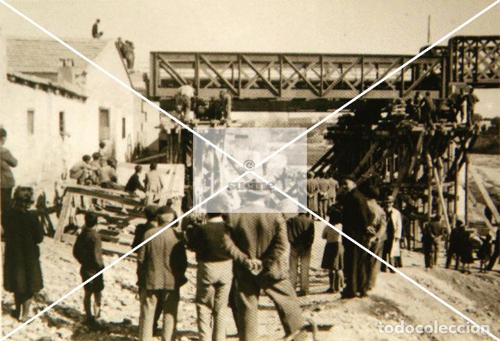 Nuovo: GENTE DE CASTELLON EN EL RECUERDO MONTAJE DEL PONT DE FERRO SOBRE EL RIO SECO