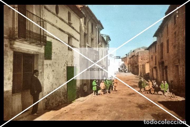 Nuovo: CASTELLON EN EL RECUERDO BONITA CALLE DE CABANES (FOTO COLOREADA) A&Ntilde;OS 40