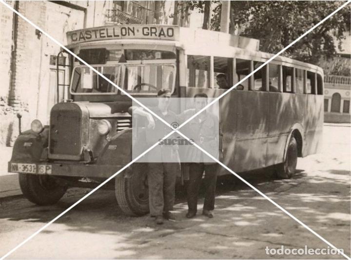 Nuovo: CASTELLON EN EL RECUERDO ANTIGUO AUTOBUS DE LA COMPA&Ntilde;IA SOLER LINEA GRAO-CASTELLON