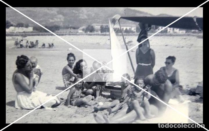 Novo: PROVINCIA DE CASTELLON EN EL RECUERDO FAMILIA EN LA PLAYA DE ALCOCEBRE ALCALA DE CHIVERT A&Ntilde;OS 60