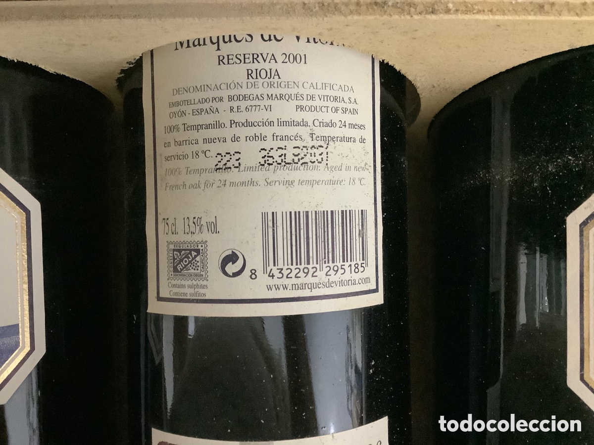 Nuevo: Rioja Marqu&eacute;s de Vitoria . Admito ofertas - Foto 3