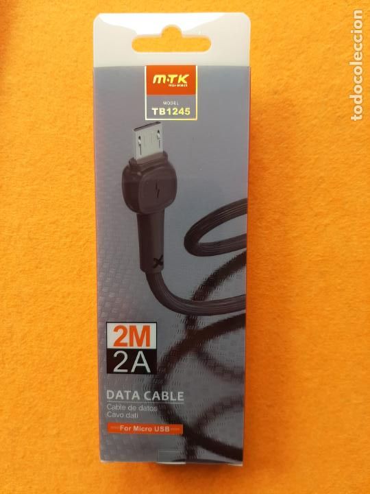 Nuevo: MICRO USB DATA CABLE . CABLE DE DATOS . 2 Metros . A ESTRENAR - Foto 3