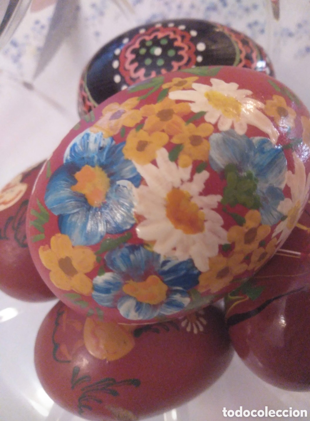Nuevo: Huevo de Pascua de madera - Foto 2