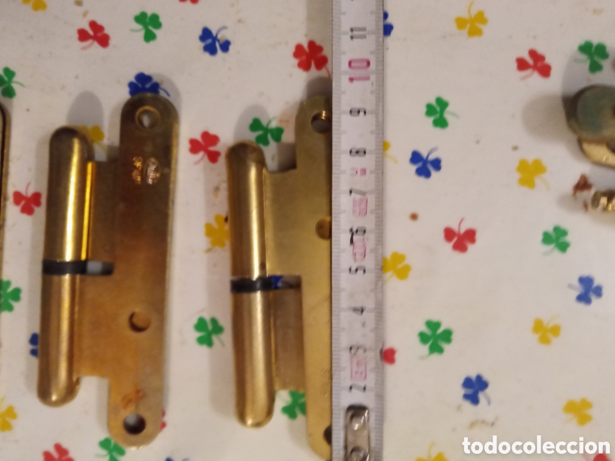 Nuevo: 3 bisagras de laton para puerta - Foto 2
