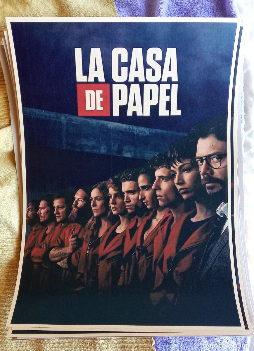 Nuevo: poster retro de La Casa de Papel (42x30 cm) - Foto 1
