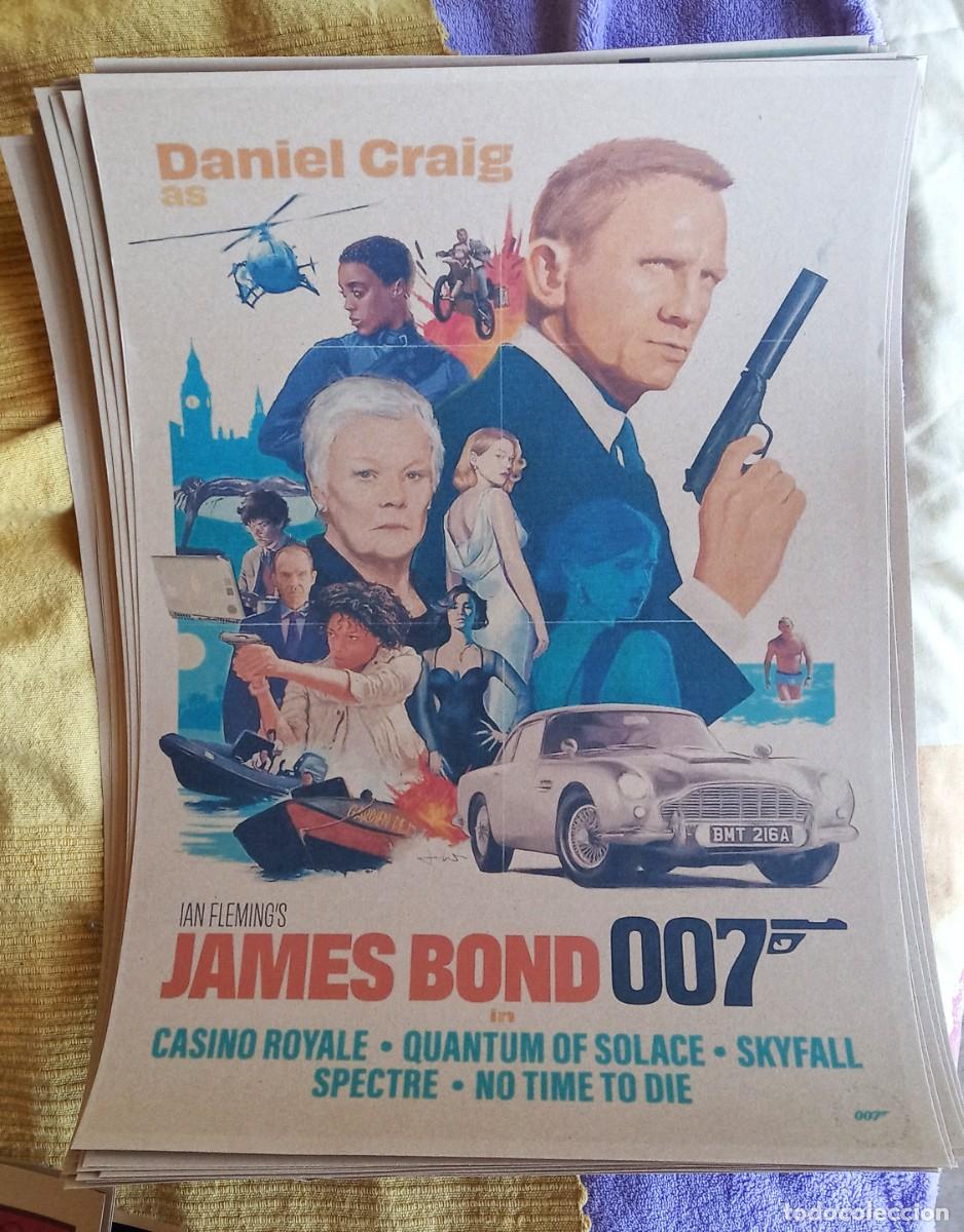Nuevo: poster retro &rdquo;James Bond&rdquo; (42x30 cm) - Foto 1