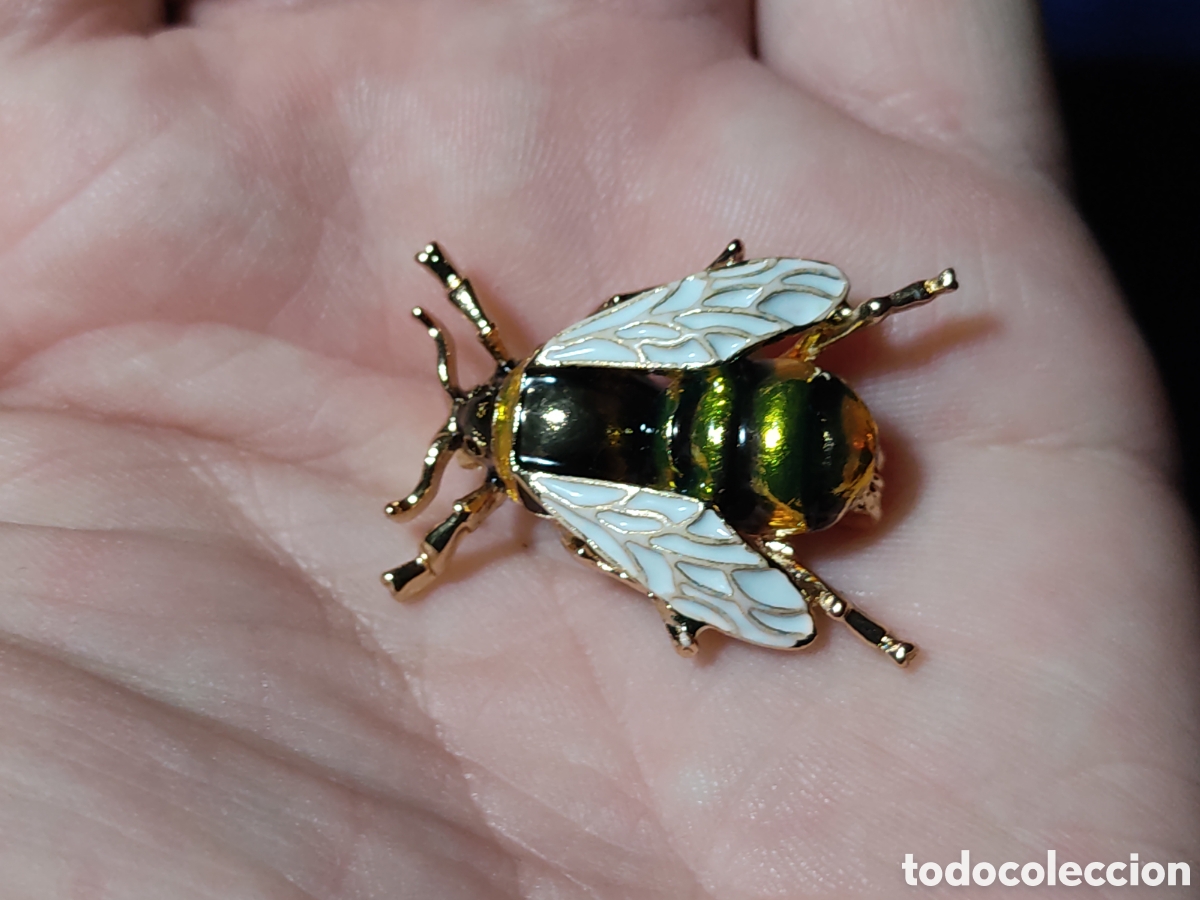 Nuevo: Broche abeja esmaltada. - Foto 2