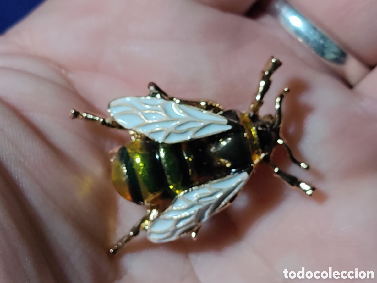 Nuevo: Broche abeja esmaltada. - Foto 3