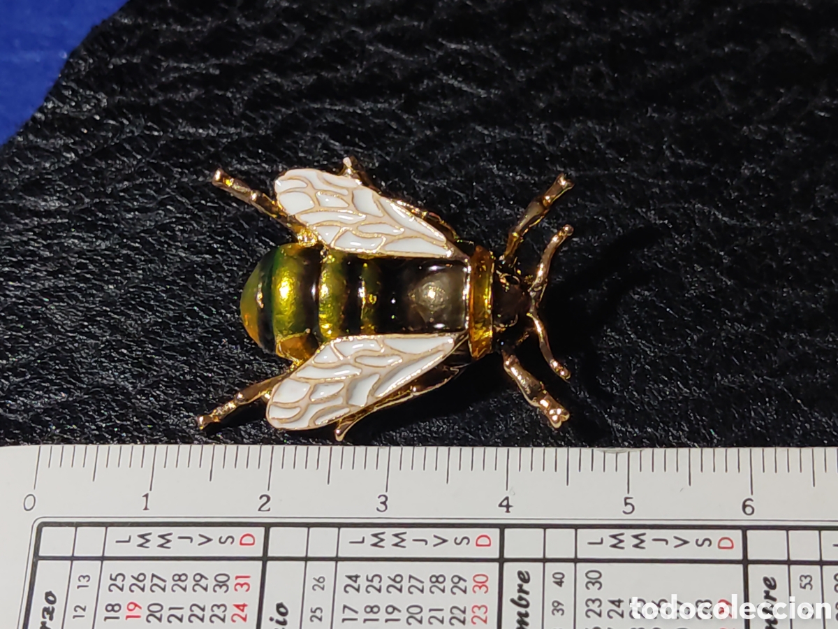 Nuevo: Broche abeja esmaltada. - Foto 4