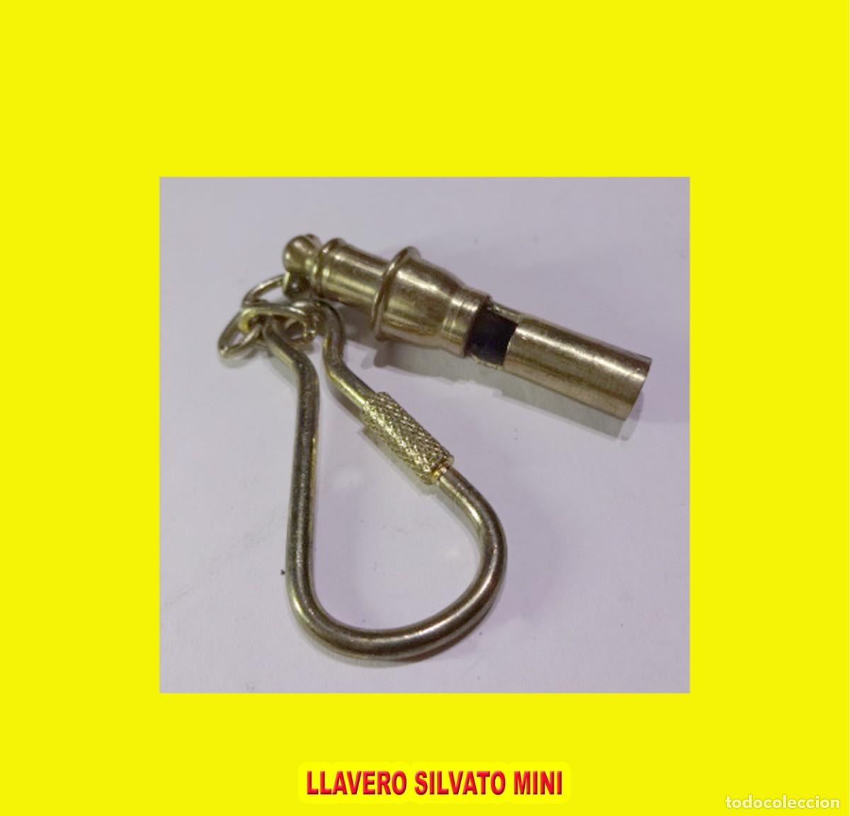 Nuevo: LLAVERO SILBATO MINI COLOR ORO O BRONCE - Foto 1