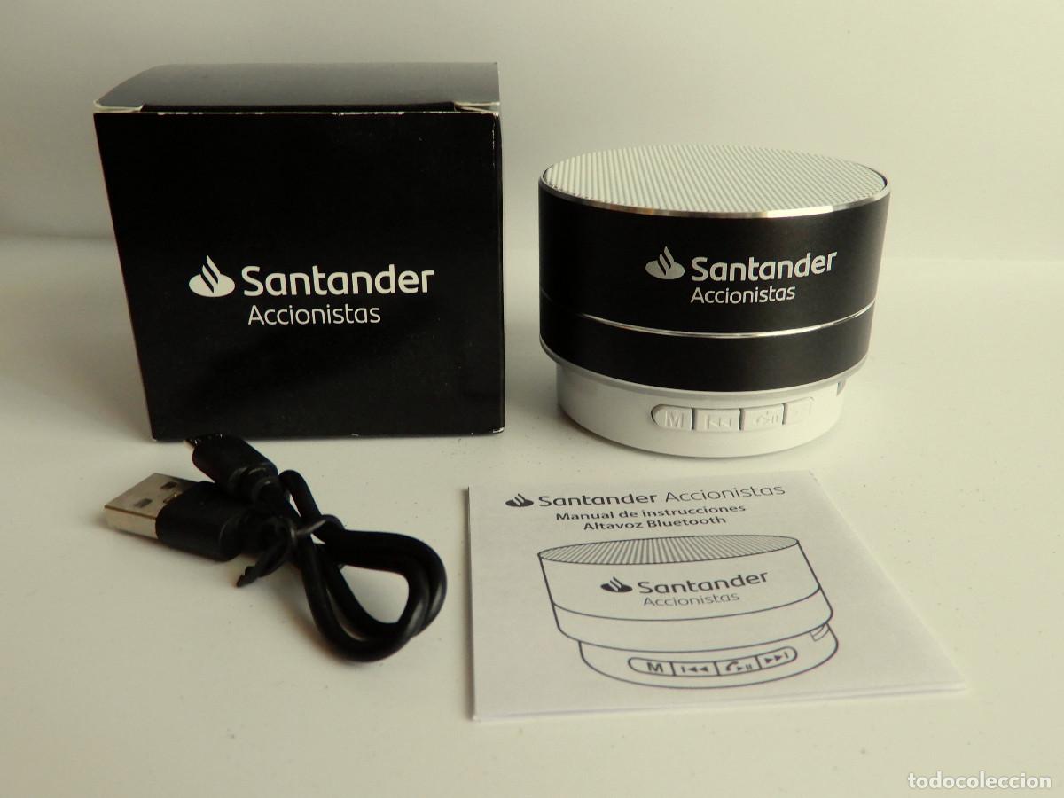 Nuevo: ALTAVOZ BLUETOOTH OBSEQUIO BANCO SANTANDER ACCIONISTAS - Foto 1