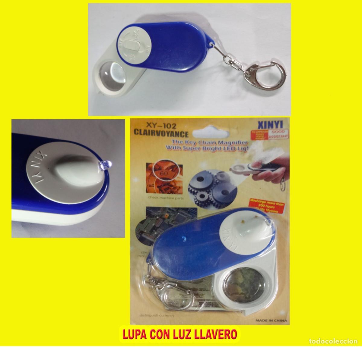 Nuevo: LUPA CON LUZ LLAVERO NUEVA - Foto 1