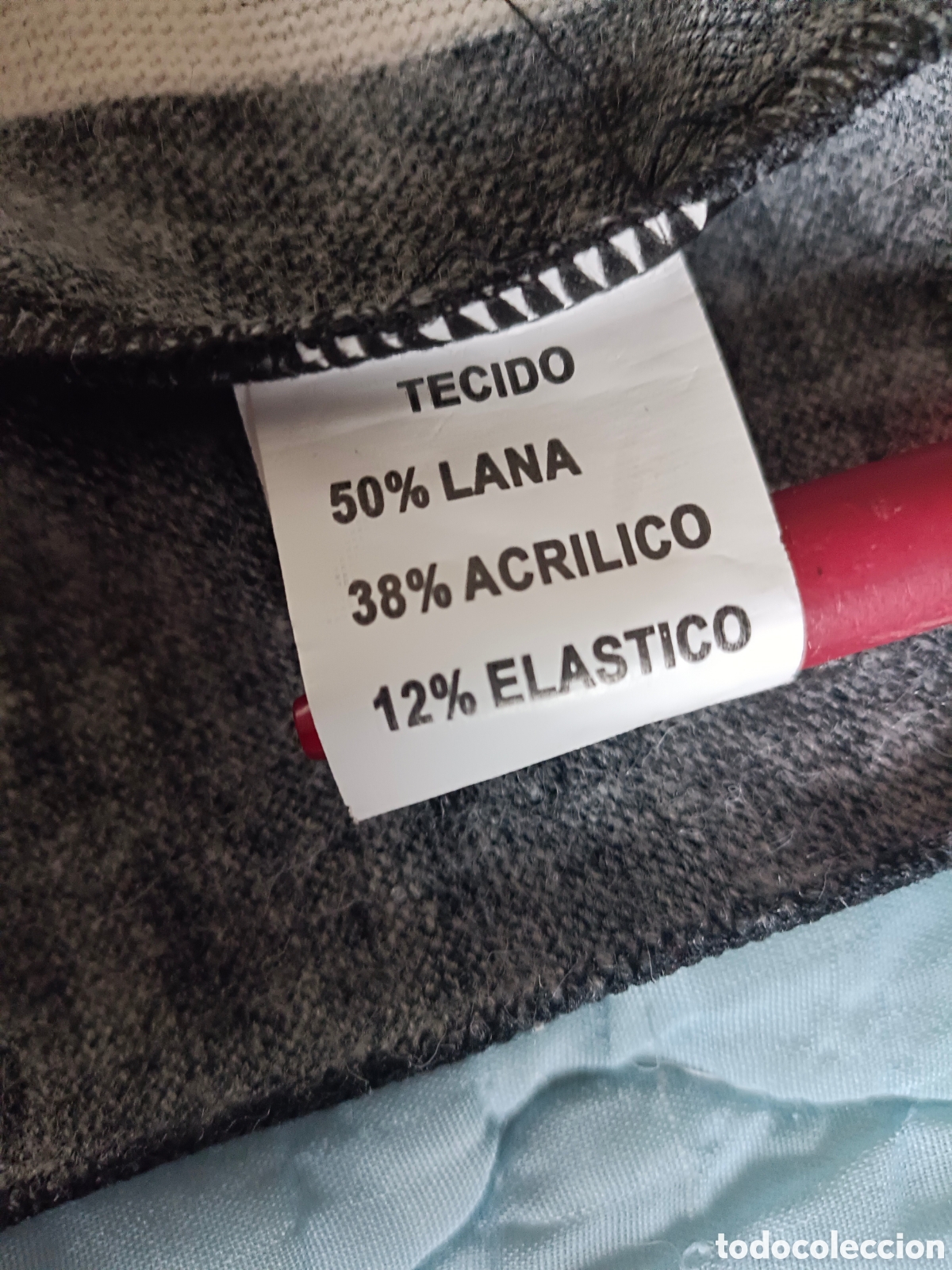 Nuevo: Tunica de lana con cintur&oacute;n - Foto 3