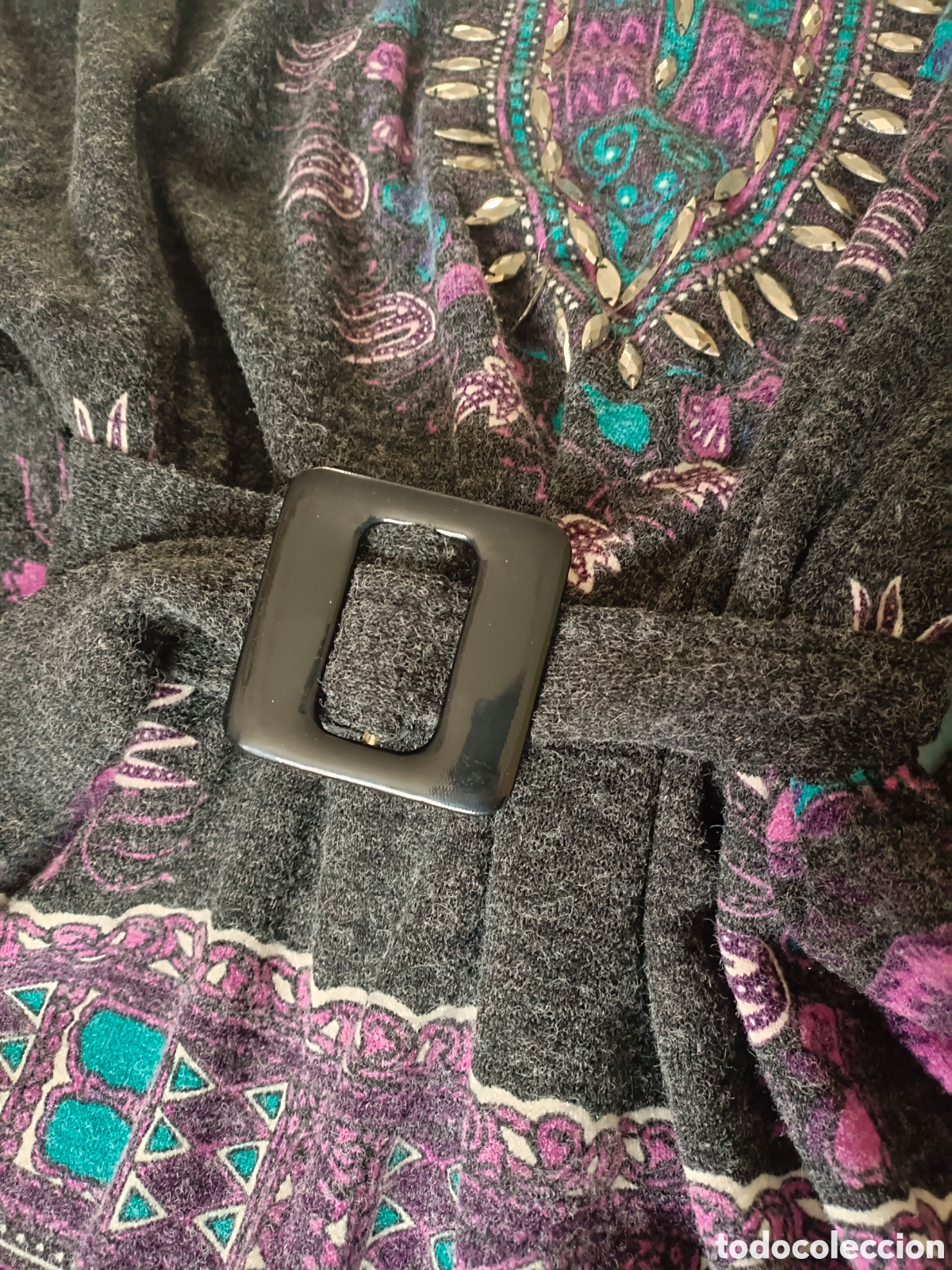 Nuevo: Tunica de lana con cintur&oacute;n - Foto 5