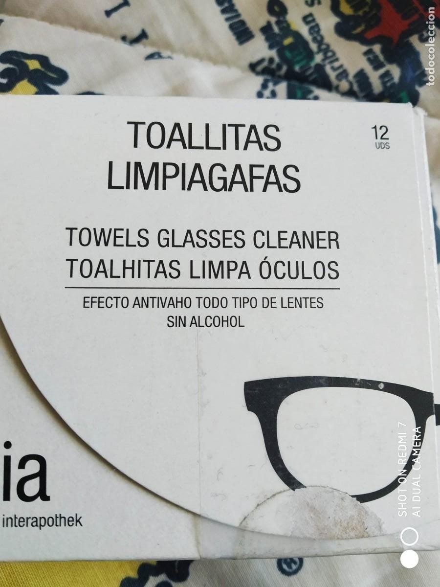 toallitas limpia gafas, 11 sobres correctos, nu - Compra venta en  todocoleccion