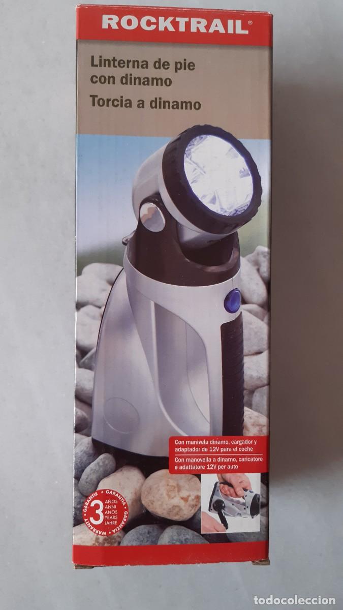 Nuevo: Linterna Led Rocktrail con dinamo recargable manual y a la red. - Foto 1