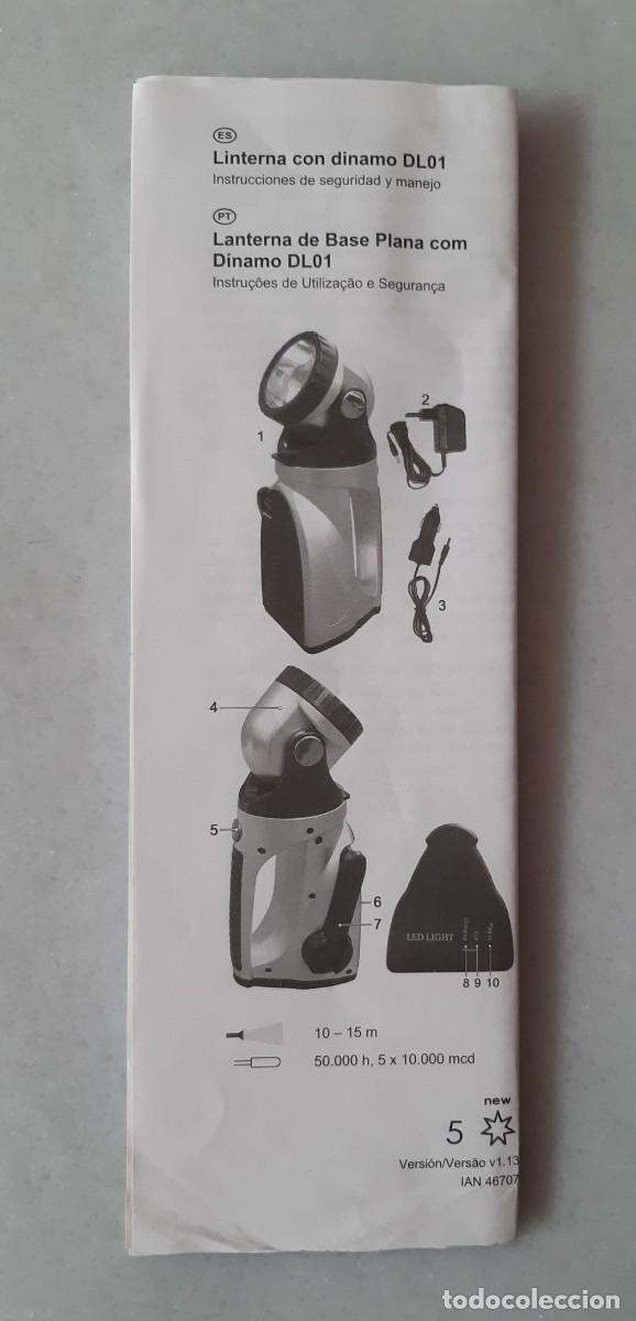 Nuevo: Linterna Led Rocktrail con dinamo recargable manual y a la red. - Foto 14