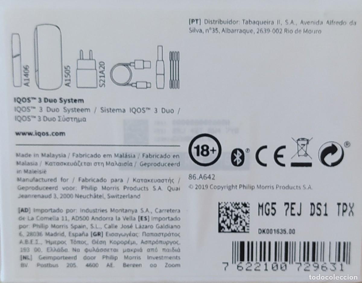 Nuevo: CIGARRILLO ELECTRONICO IQOS 3 DUO SYSTEM. SIN ESTRENAR - Foto 2
