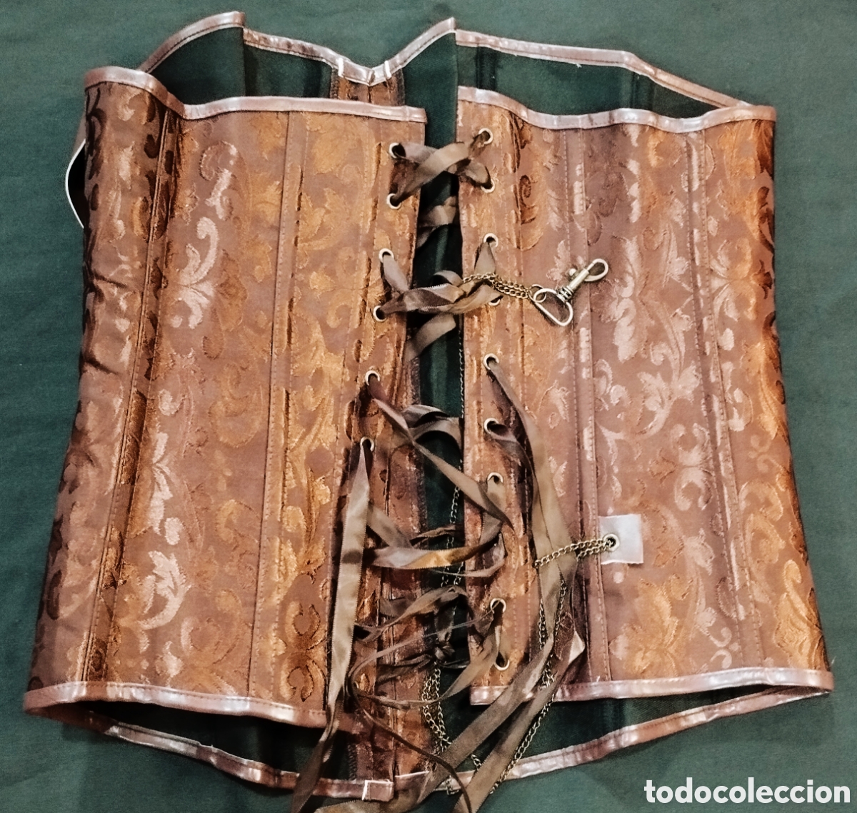 Nuevo: CORSET MARRON STEAMPUNK NUEVO - Foto 2