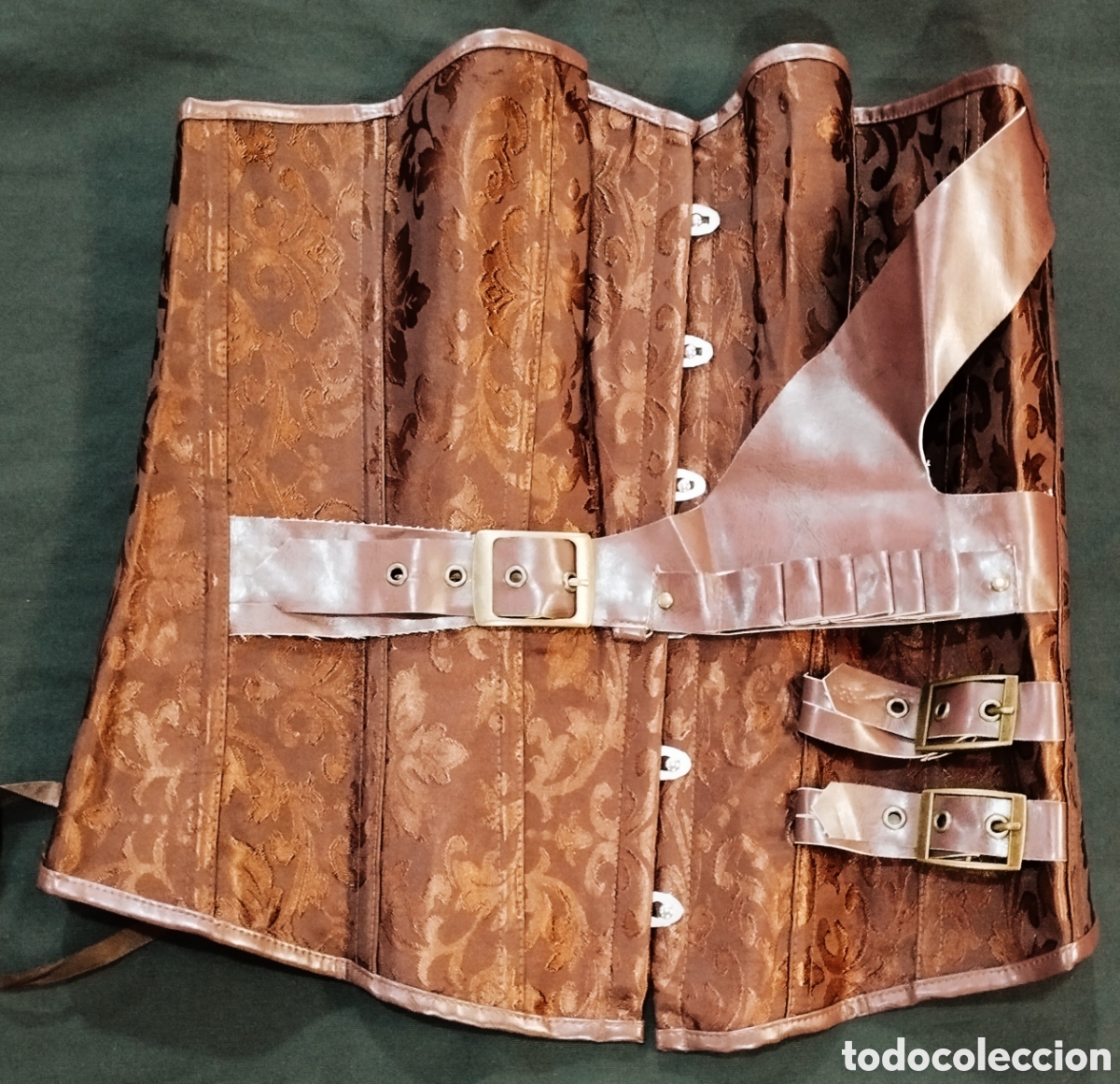 Nuevo: CORSET MARRON STEAMPUNK NUEVO - Foto 1