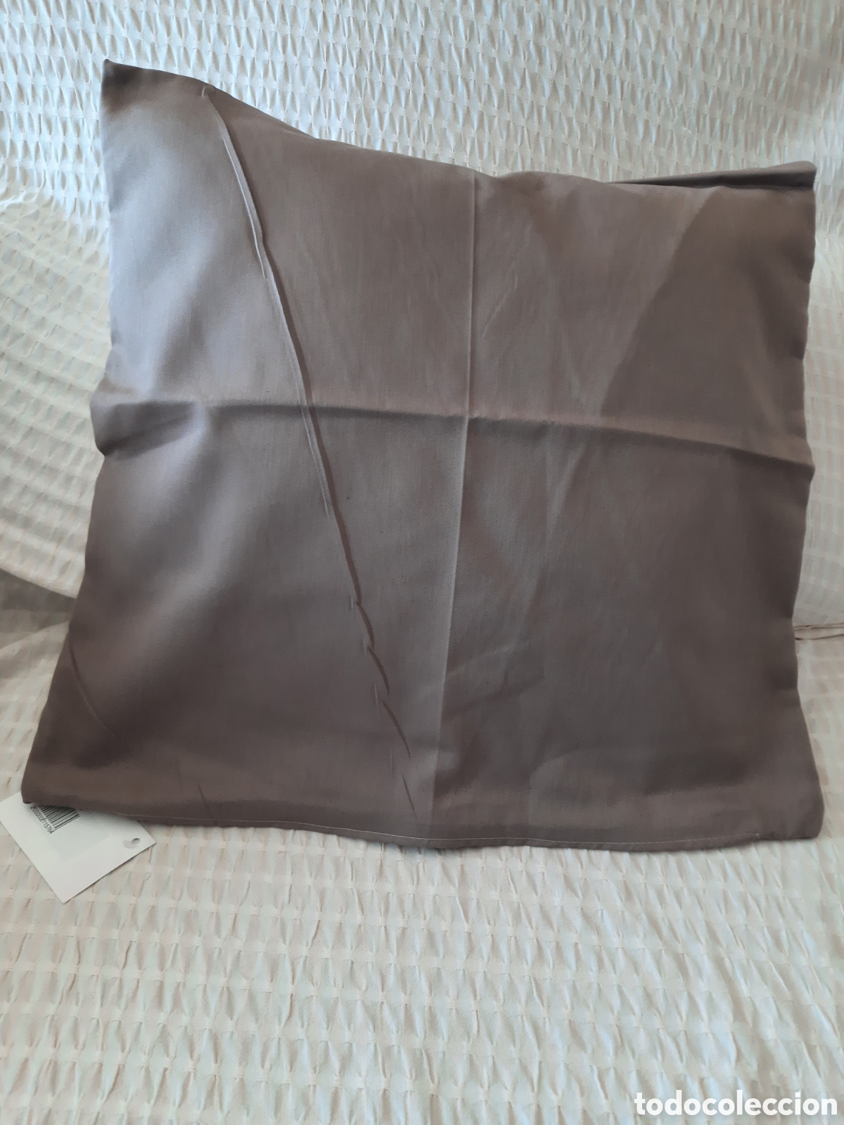 Nuevo: Funda para cojin 45x45,marron claro,polyester. - Foto 1