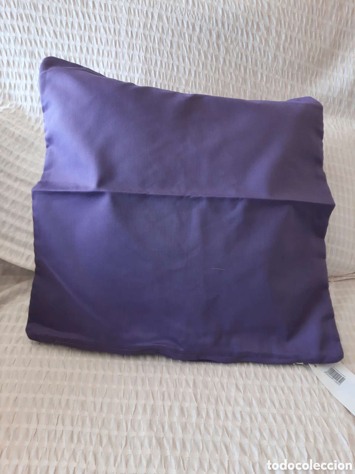 Nuevo: Funda para cojin 45x45, color malva, polyester - Foto 1
