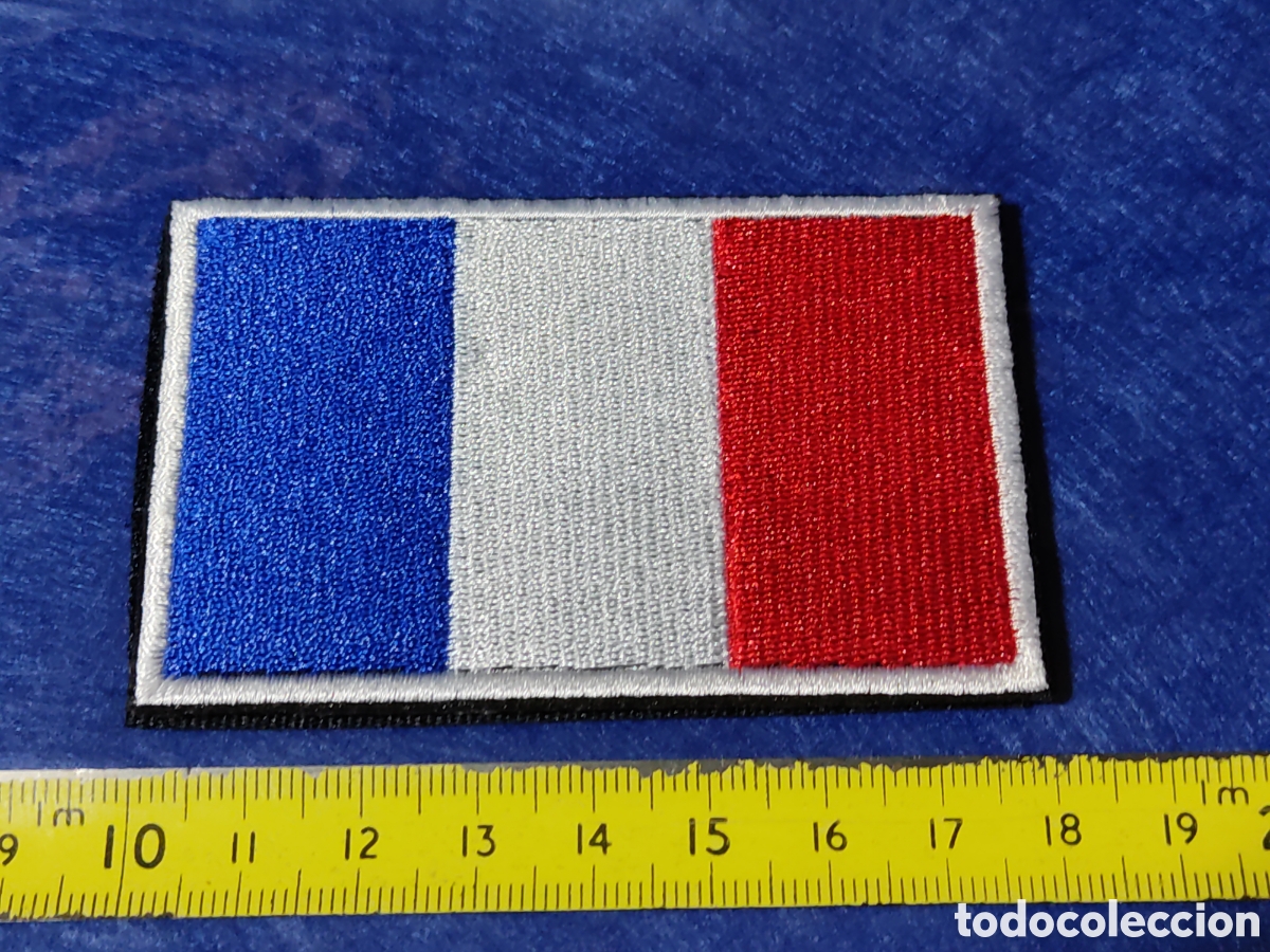 Nuevo: Parche bandera francesa de velcro. - Foto 1