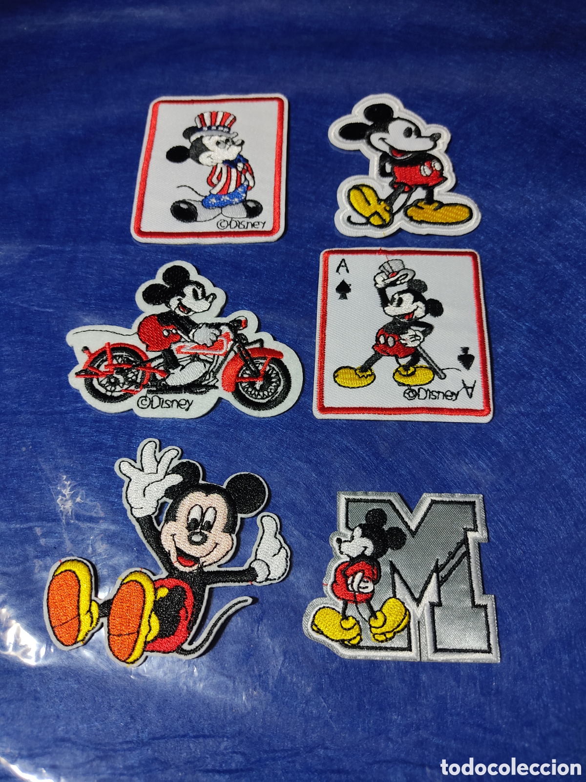 Nuevo: Parche Mickey mouse,los 6 que se ven,colecci&oacute;n. - Foto 1