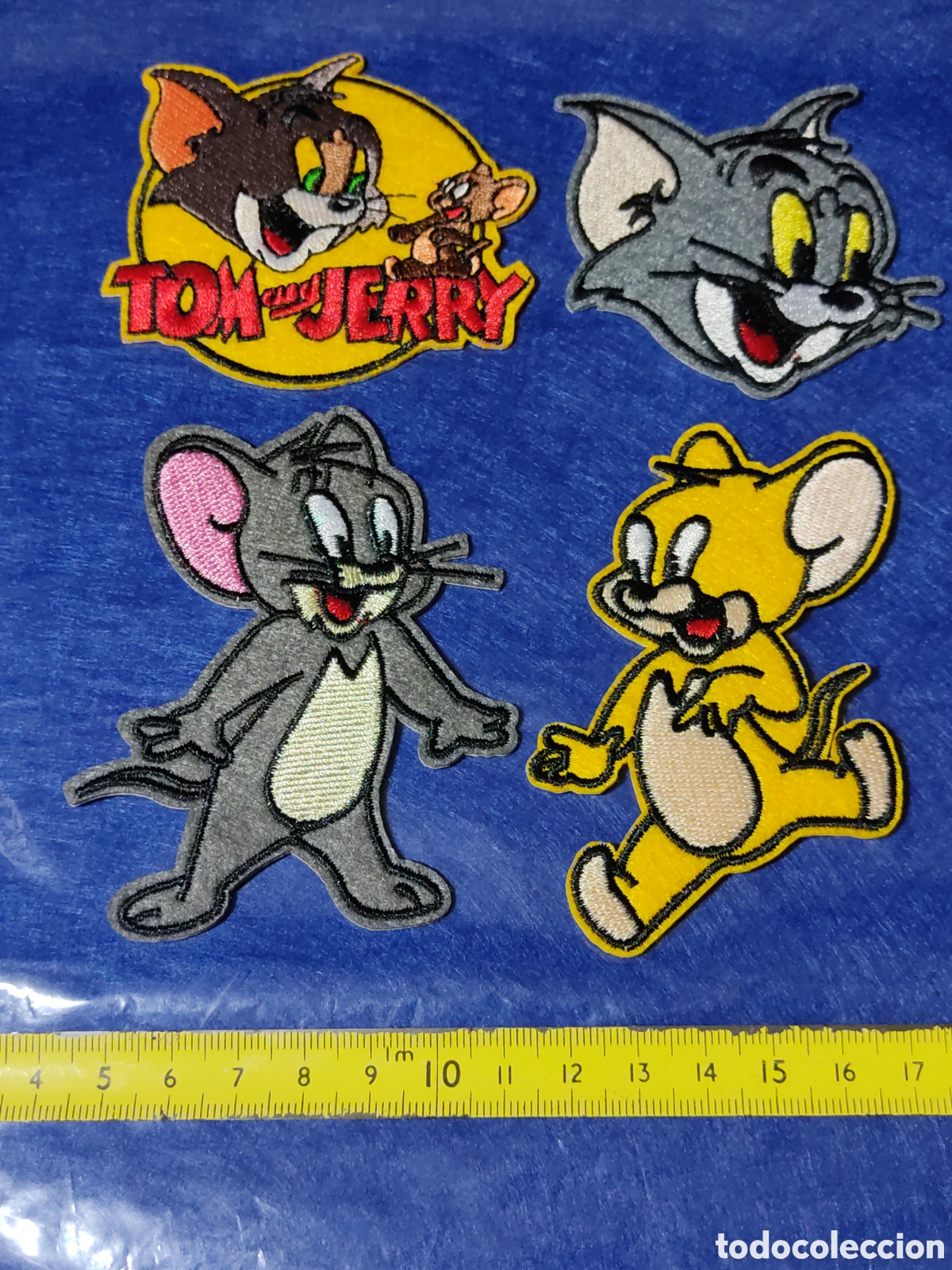Nuevo: Parche termoadhesivo bordado,Tom y Jerry. - Foto 2
