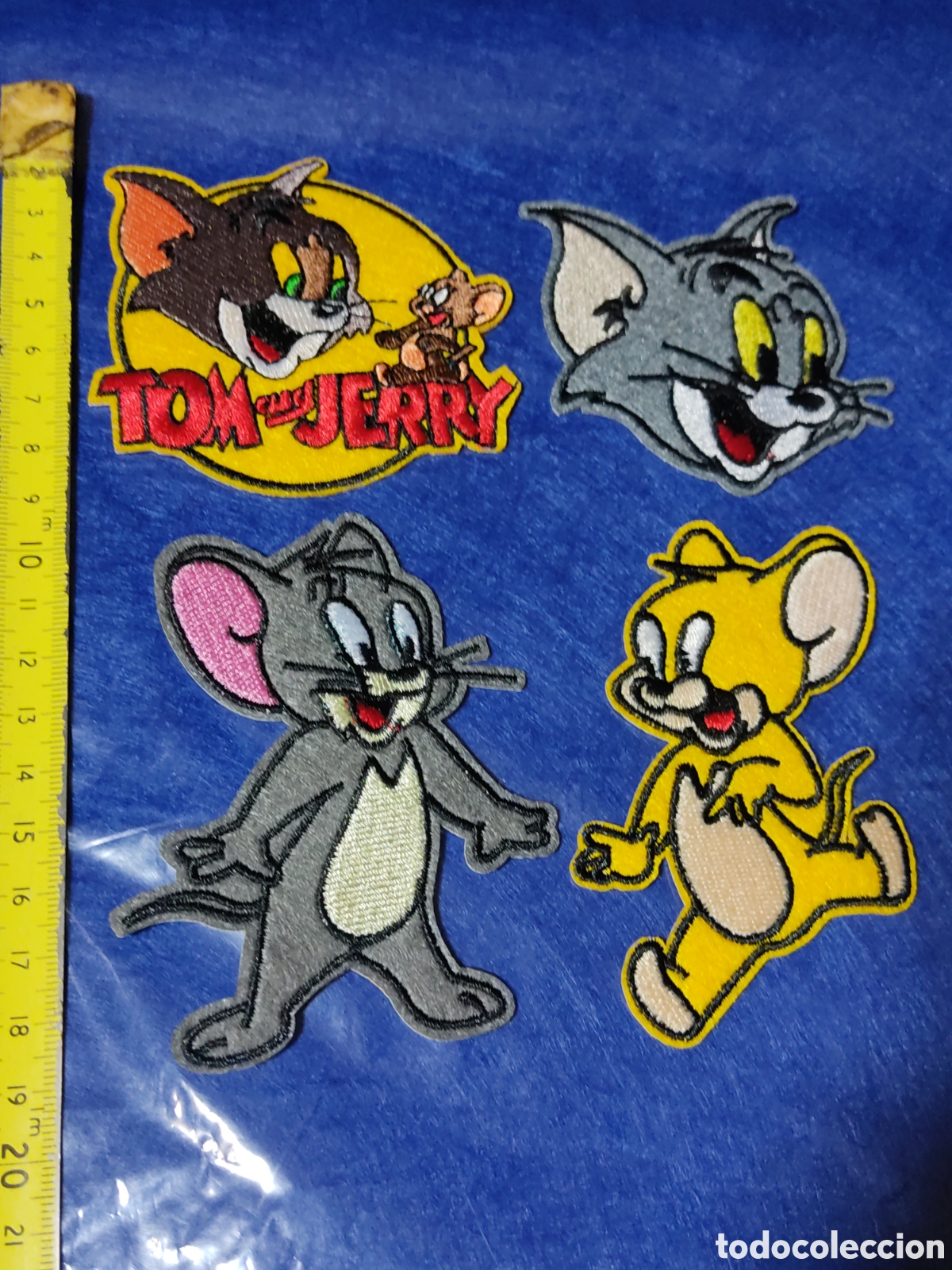 Nuevo: Parche termoadhesivo bordado,Tom y Jerry. - Foto 3