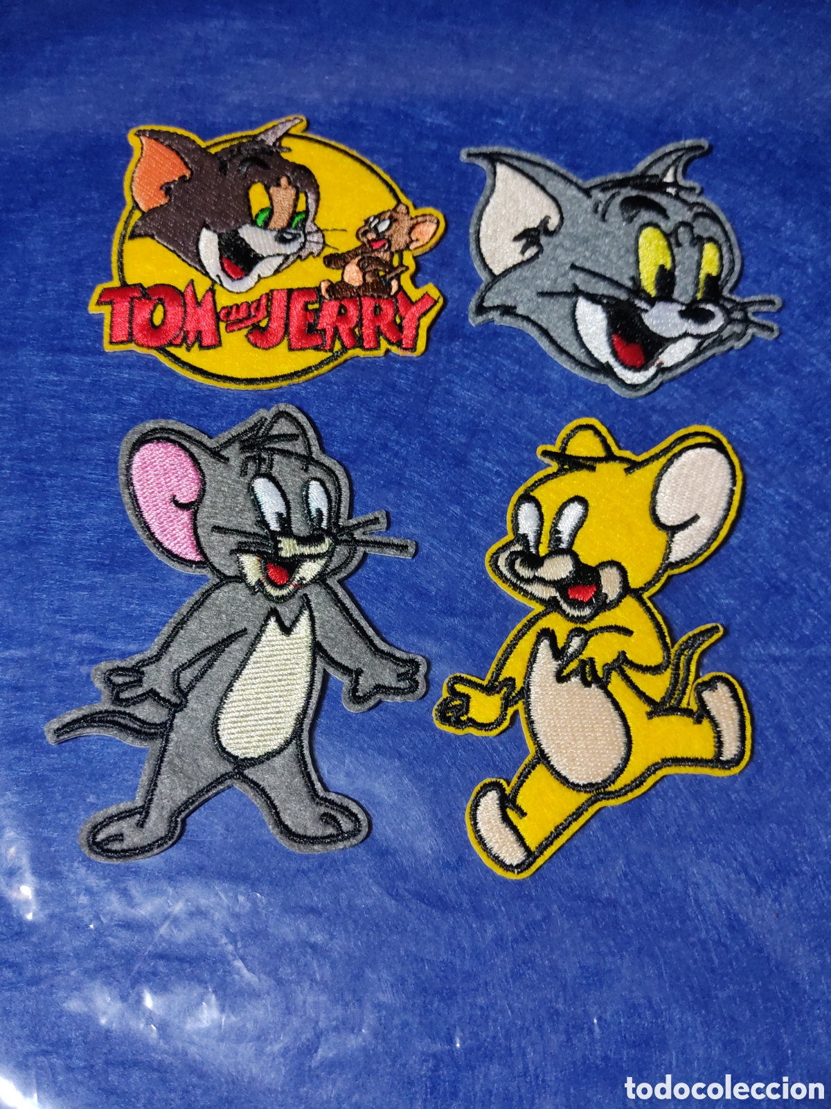 Nuevo: Parche termoadhesivo bordado,Tom y Jerry. - Foto 1