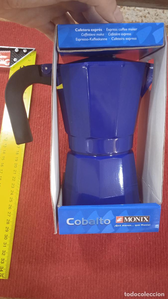 Nuevo: CAFETERA MONIX AZUL CON EMBALAJE - Foto 3