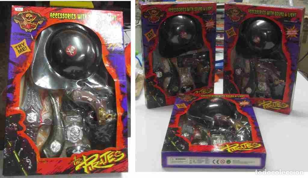 Nuevo: 3 Set/Caja PIRATA Infantil, - Foto 3