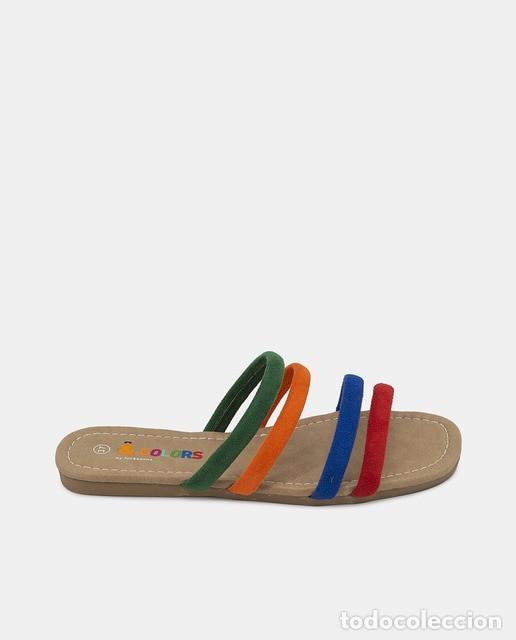 Nuevo: Sandalia plana multicolor talla 38 - Foto 10