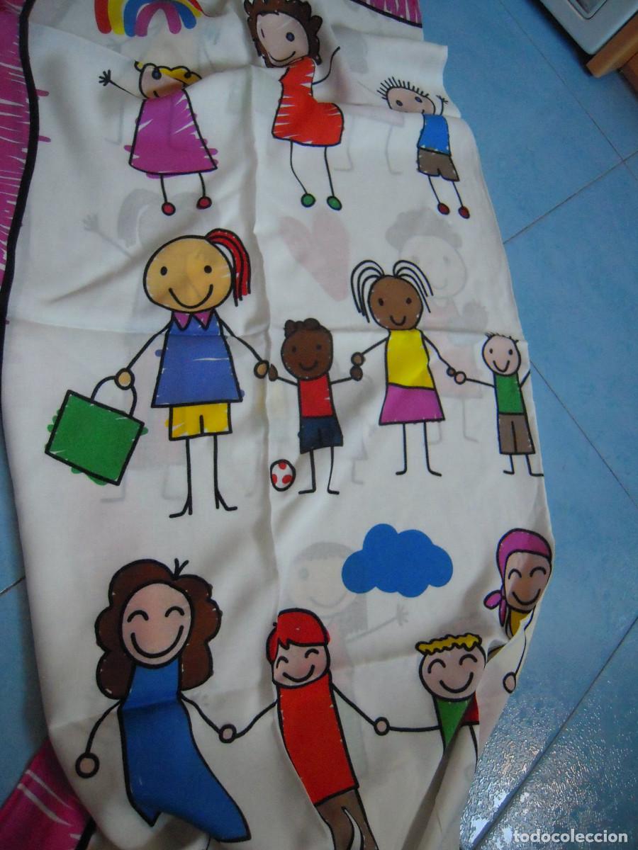 Nuevo: Pa&ntilde;uelo multicolor estampado dibujos infantiles - Foto 5
