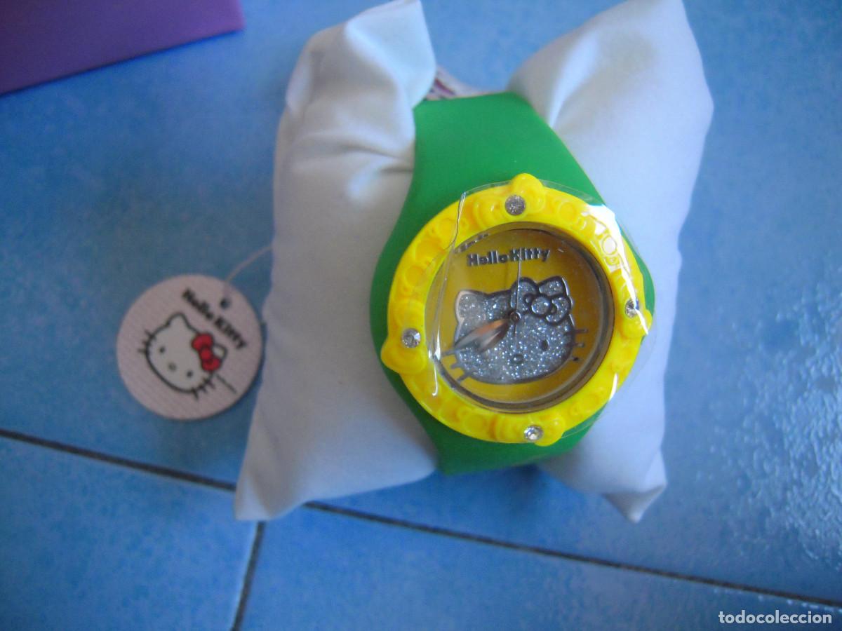 Nuevo: Reloj Hello Kitty verde y amarillo - Foto 3