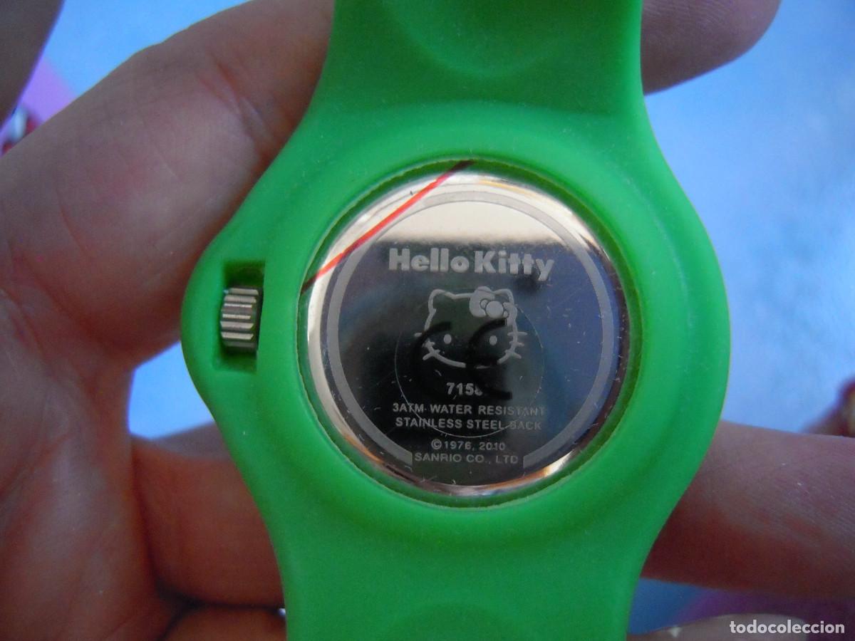 Nuevo: Reloj Hello Kitty verde y amarillo - Foto 5
