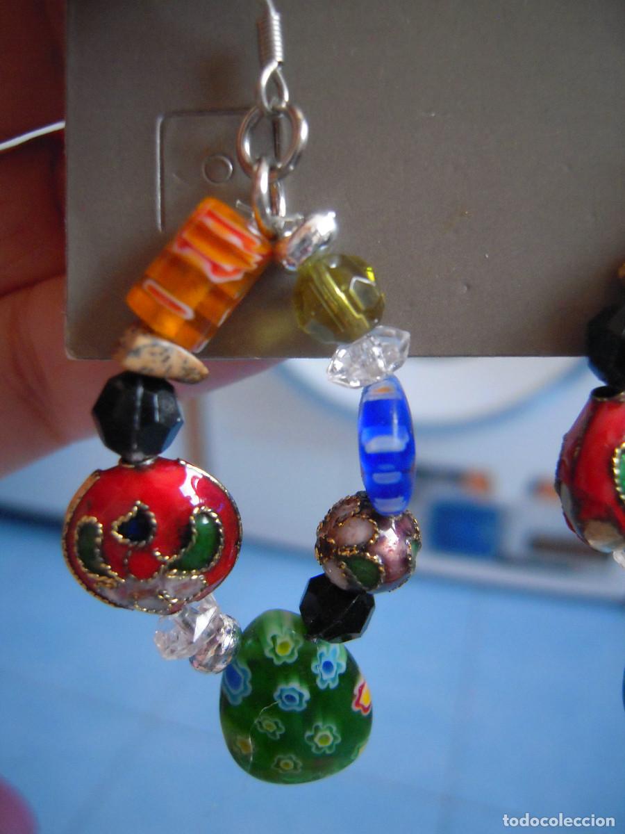 Nuevo: Pendientes piedras multicolores dayaday - Foto 3