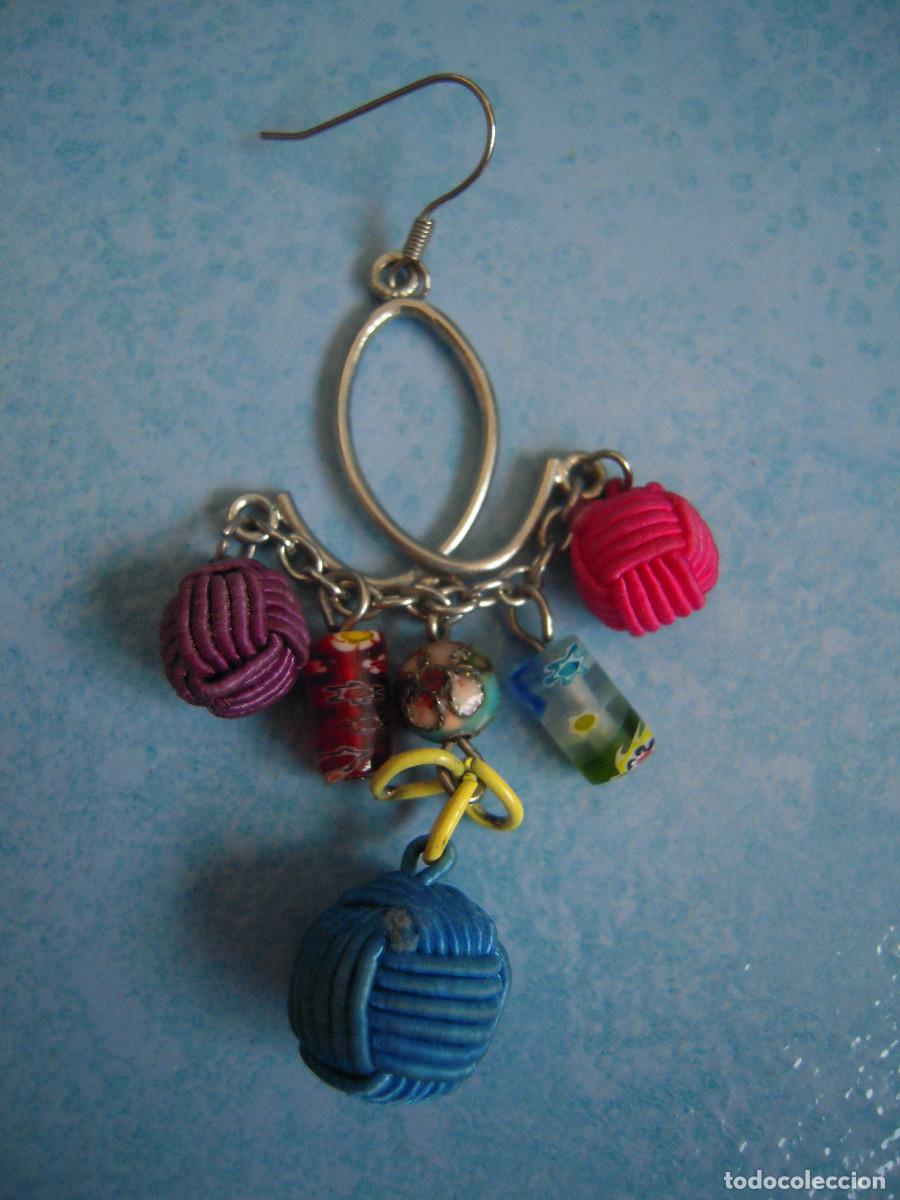 Nuevo: Pendientes plateados y multicolores - Foto 4