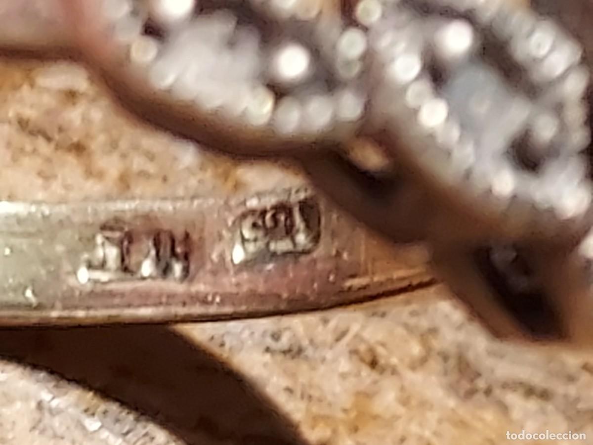 Nuevo: SORTIJA - ANILLO DE PLATA CON CONTRASTE Y NACAR- - Foto 14