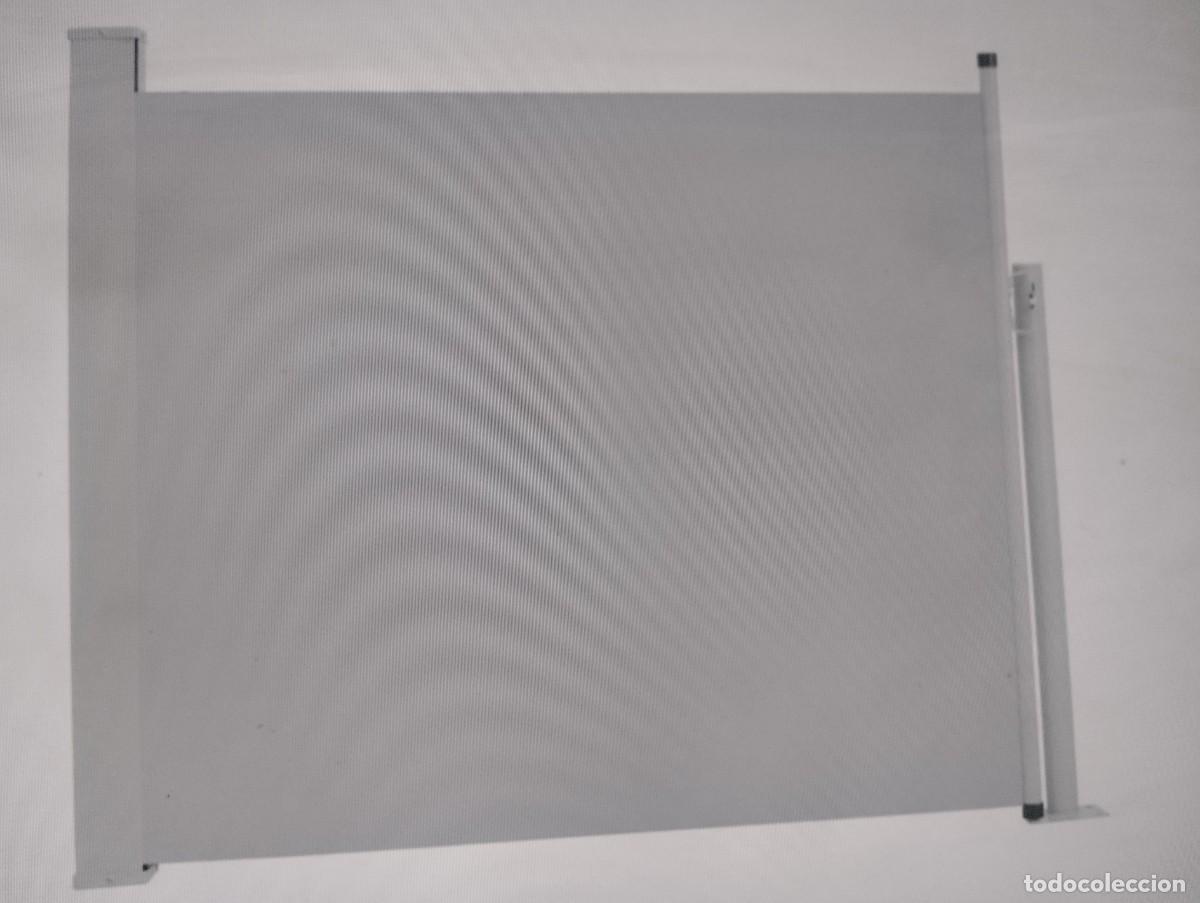 toldo lateral retráctil de jardín gris 100x300 - Compra venta en