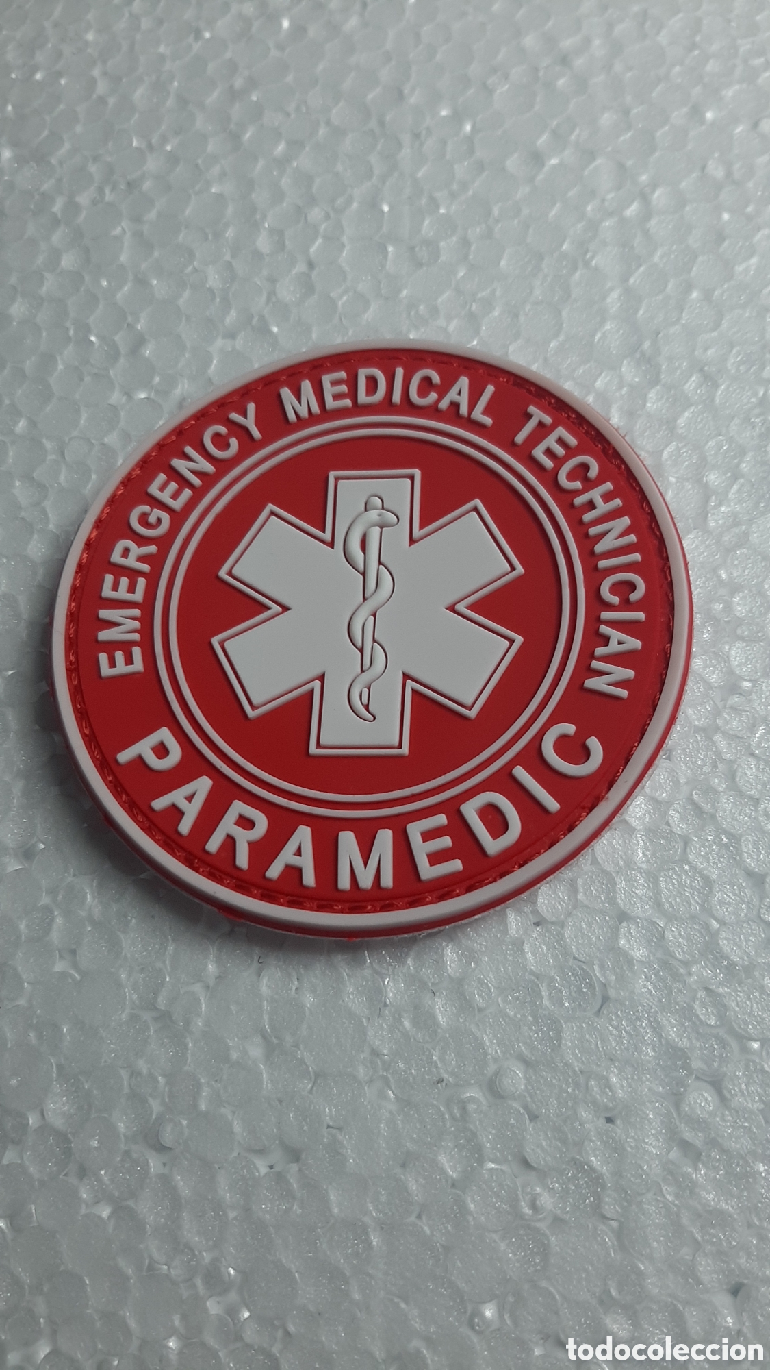 Nuevo: PARCHE PARAMEDIC 3D ROJO - Foto 1