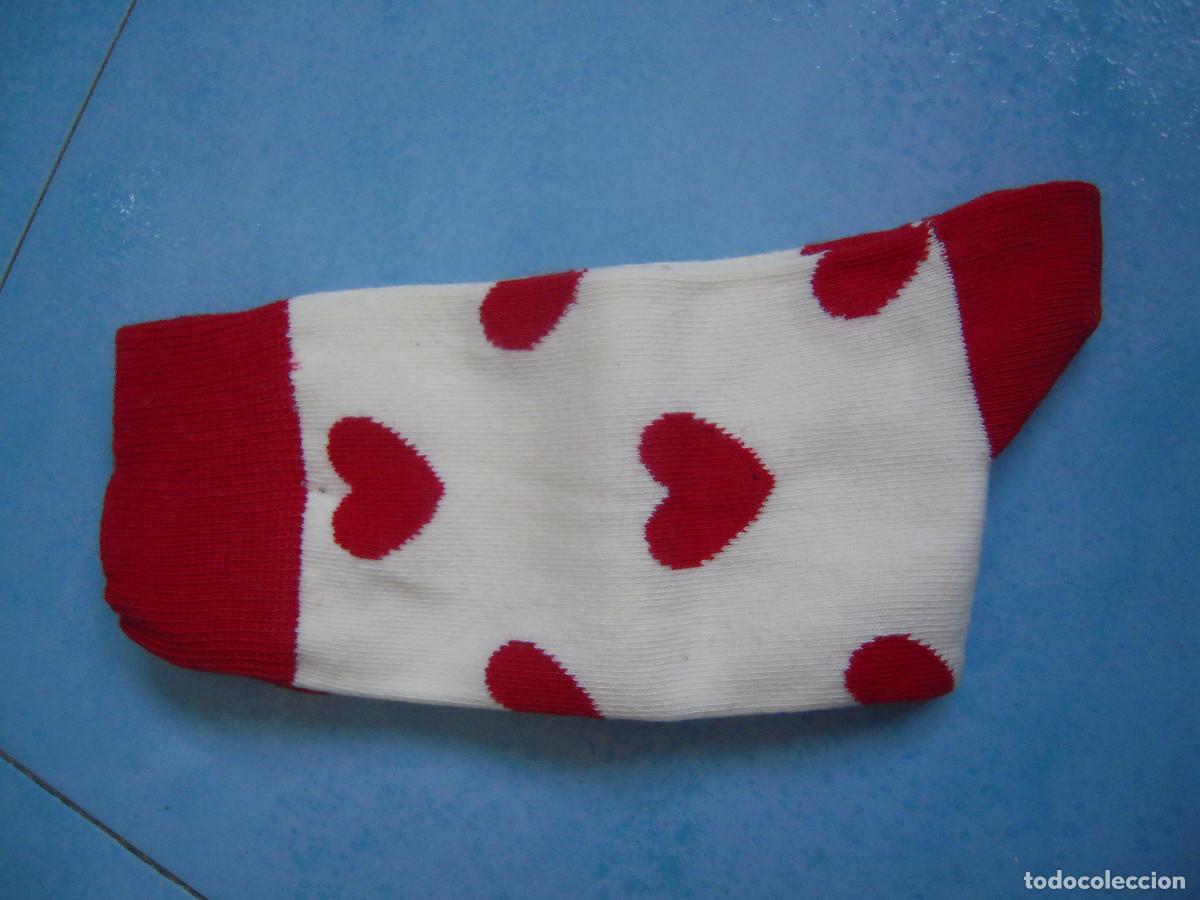 Nuevo: Calcetines rojos y blancos corazones - Foto 3