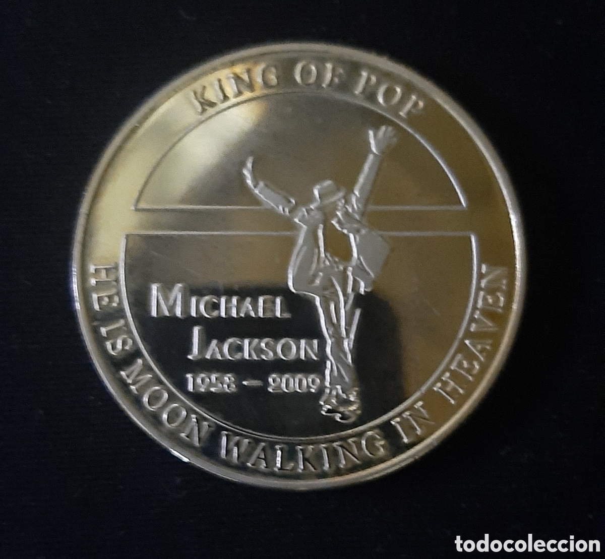 Nuevo: N 3 MONEDA CONMEMORATIVA MICHAEL JACKSON - Foto 3