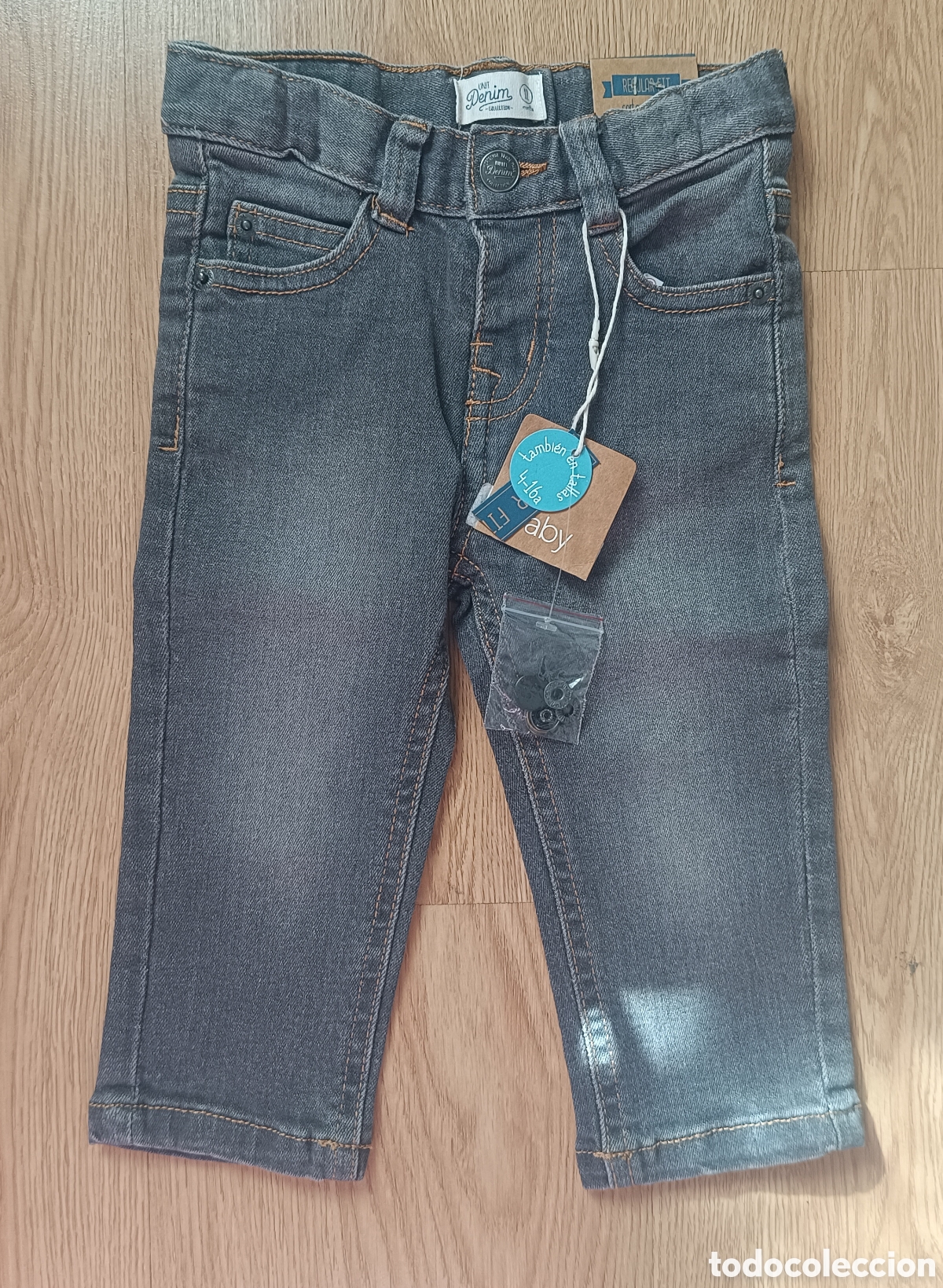 Nuevo: Vaquero Denim Unit Talla 12 meses - Foto 1
