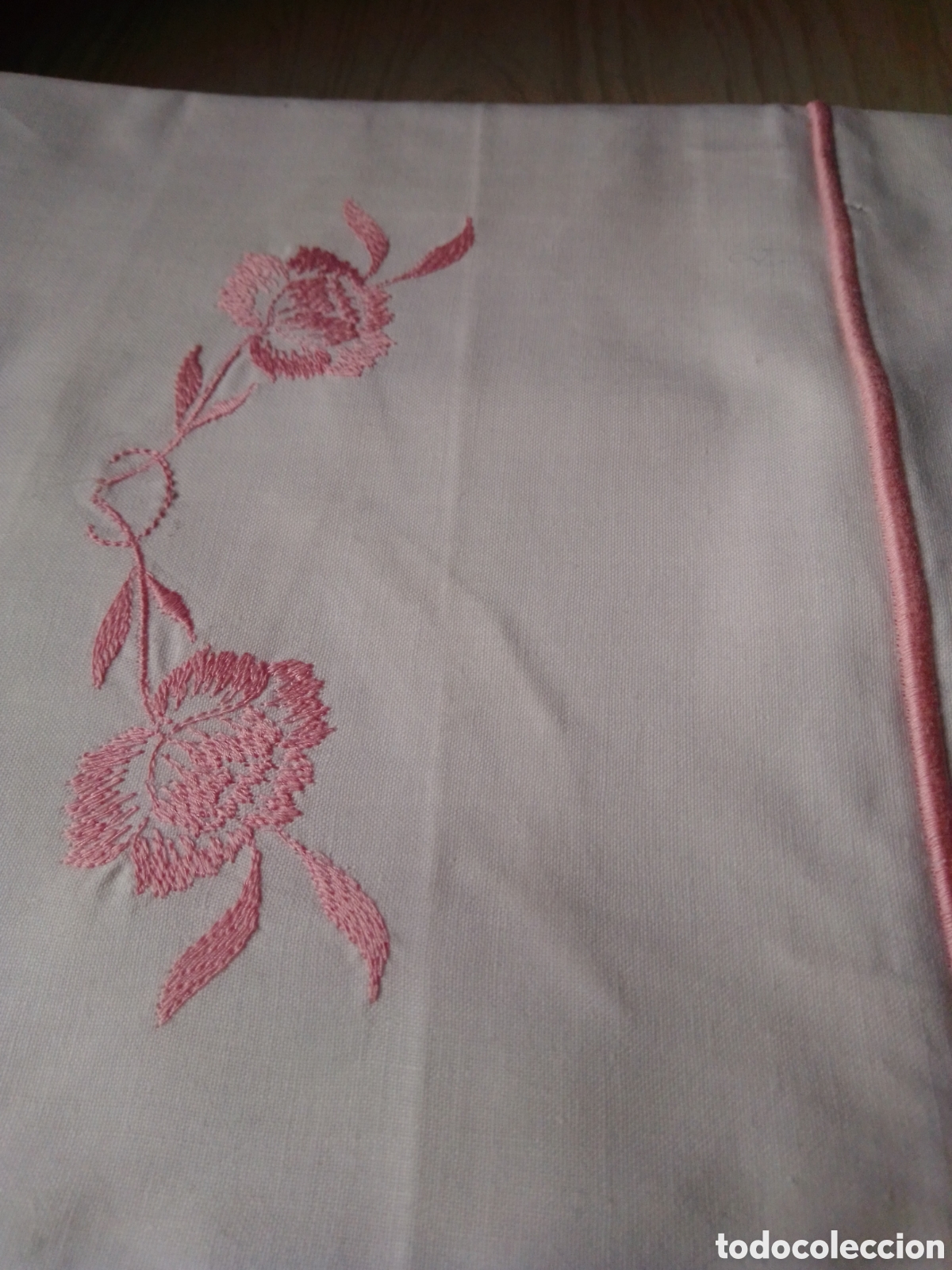 Nuevo: S&Aacute;BANA ALGOD&Oacute;N BORDADA (CAMA MATRIMONIO 135 cm.) - Foto 8